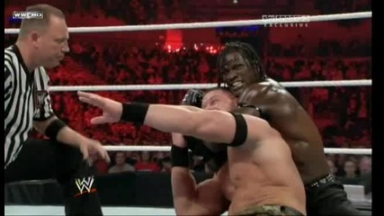 John Cena and Zack Ryder vs Awesome Truth Raw 07.11.2011 Part 1