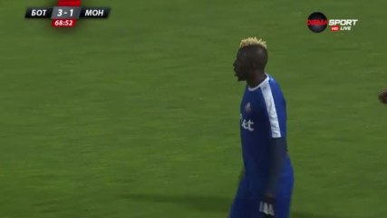 Саер Сен с дебютен гол в Първа лига, наказа Ботев