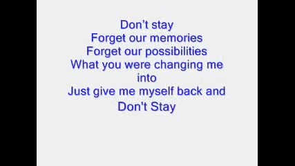 Linkin park dont stay 