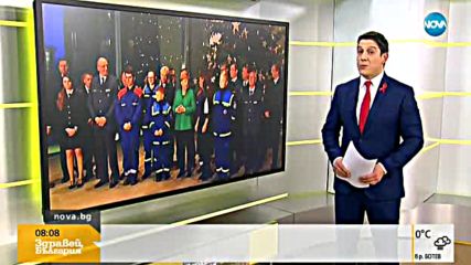 Меркел посрещна коледни дръвчета за канцлерството в Берлин