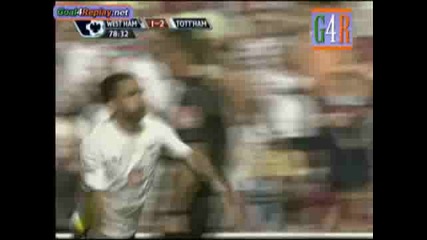 West Ham - Tottenham 1 - 2 Goal na Aaron Lennon