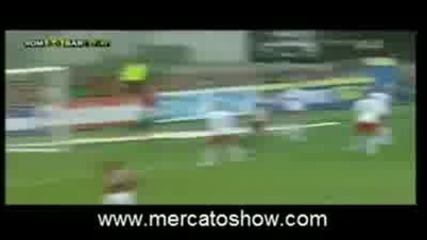 As Roma 3 - 1 Bari Ful Goals /22/11/2009 / 