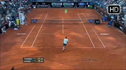 Nadal vs Ferrer - Rome 2013 - Part 2!