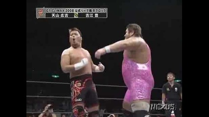 G1 Climax Hiroyoshi Tenzan vs. Yutaka Yoshie 08/16/08