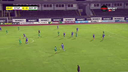 Етър - Ботев Вр 1:0 /първо полувреме/