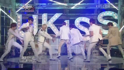 U-kiss - When Love Stops + Doradora @ Music Bank (27.04.2012)