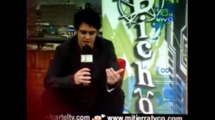 Christopheruck en el programa Bichos 
