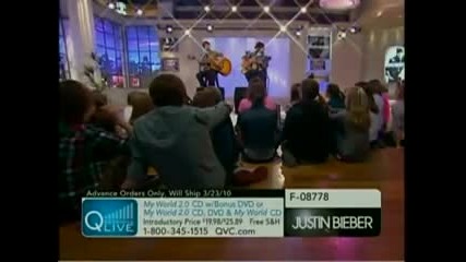 Justin Bieber - Favorite Girl (наживо в Qvc ) 