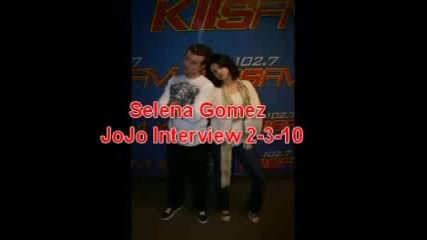 selena gomez kiss fm interview with jojo 2 3 10 part 2 of 2 