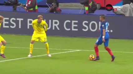 Франция - Швеция 0:0 /полувреме/