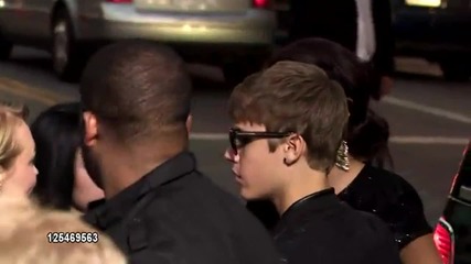 Justin Bieber & Selena Gomez at the 'abduction' Premiere