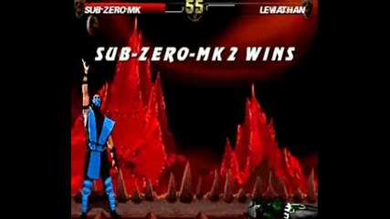 Subzero(mk2) Vs Leviathan(new Char)