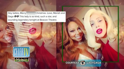 Diva Alert! Lady Gaga and Mariah Carey's Selfie!