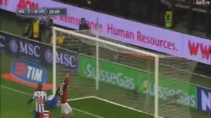 Супер дебюта на Марио Балотели за Милан!