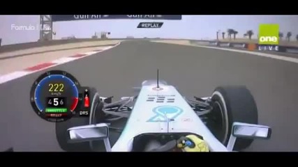 F1 Гран при на Бахрейн 2013 - Rosberg печели пол позишъна [hd][onboard]