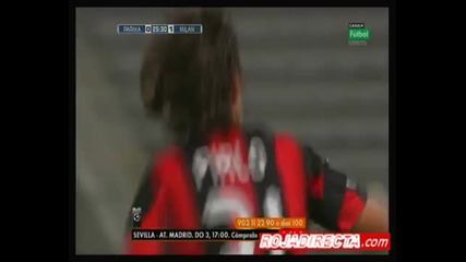 02.10.2010 - Супер гол на Пирло от 38 метра за Милан 