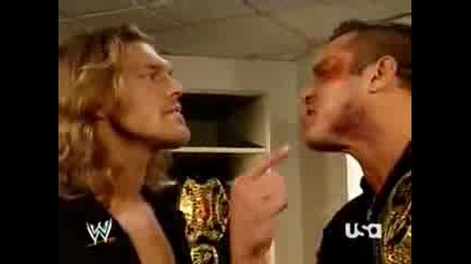 Randy Orton Bruised Face Talking To Edge