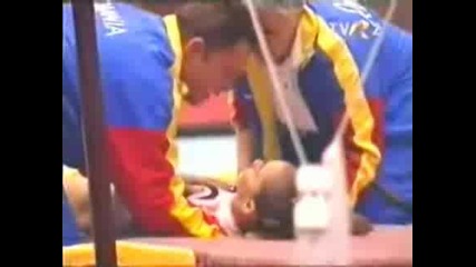 Лошо падане в гимнастиката 