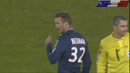 David Beckham Full Debut Highlights - Psg vs Marseille (2-0) Official _hd_ Ligue 1 [24_02_13]
