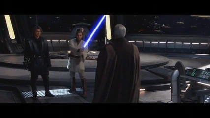 Star Wars Anakin Skywalker and Obi - Wan Kenobi vs Count Dooku H D 