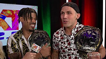 Grayson Waller steps to new Tag Team Champions MSK: WWE NXT, April 5, 2022