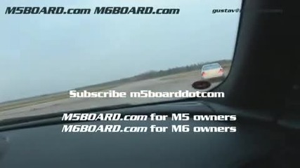 Mercedes S65 Amg vs Bmw M6 / от 50 до 295 км/ч 