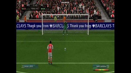 Fifa 14 l Арсенал - Милан -дузпи-