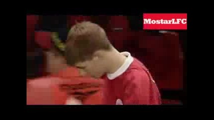 Gerrards debut for Lfc
