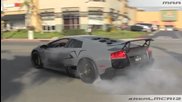 Мръсна газ с Lamborghini Lp670-4 Sv !
