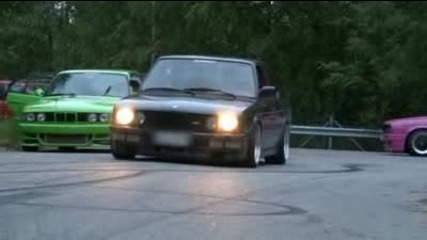 E28 M535 Turbo Burnout