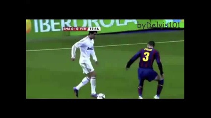Cristiano Ronaldo vs Lionel Messi 2011 Freestyle - Skills - Goals Barca vs Real Vbox7