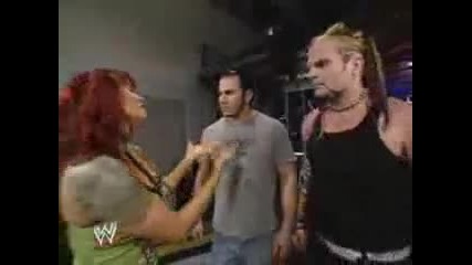 Jeff Hardy and Matt Hardy Backstage with Lita