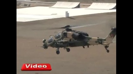 Тестови полети на Т-129 Атак в Турция !