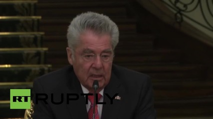 Iran: Austria-Iran ties part of a "long tradition" - President Fischer tells Rouhani