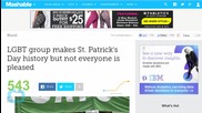 LGBT Group Makes St. Patrick's Day Parade History