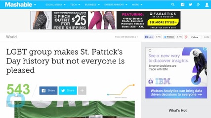 LGBT Group Makes St. Patrick's Day Parade History
