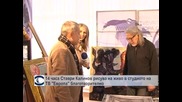 14 часа Ставри Калинов рисува на живо в студиото на ТВ "Европа" благотворително