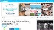 HP Exec Carly Fiorina Enters Presidential Race