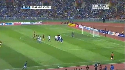 Kevin De Bruyne's First Goal For Chelsea Leg Injury vs Malaysian Xi