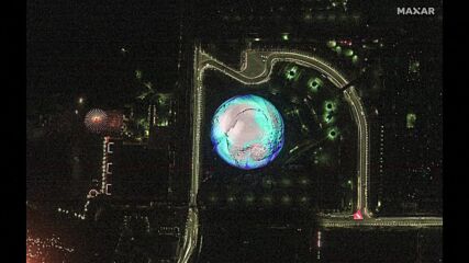 Сателитни изображения показват най-новата писта от Формула 1 в Лас Вегас (ВИДЕО)