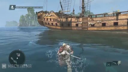 Assassins Creed 4 -- Caribbean Open World Gameplay