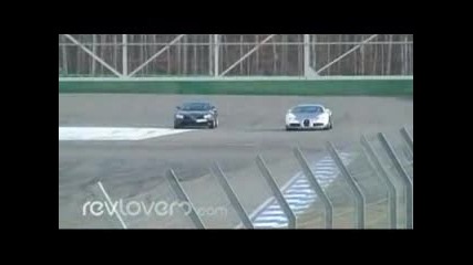 Bugatti Veyron Срещу Mclaren Slr