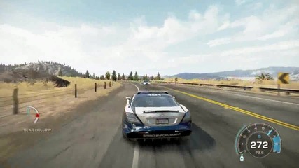 Need For Speed малък gameplay с Slr Mclaren 722 Police edition
