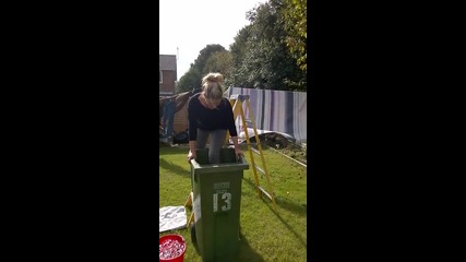 my mum does the als ice bucket challenge