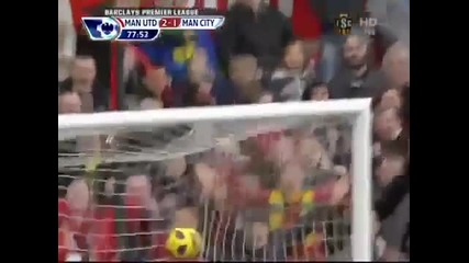 Wayne Rooney показа своята класа с задна ножица срещу Manchester City [ 12.02.2011]