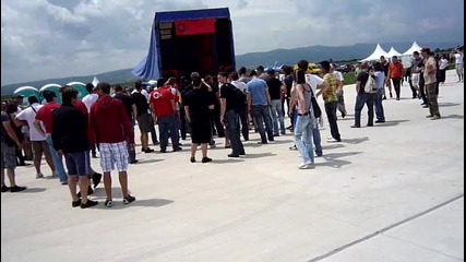 16 броя 21 инча хорни в камиона на Clear Sound - Национално Тунинг Шоу 2010 