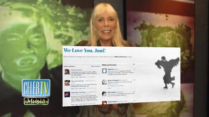 Joni Mitchell is NOT in a Coma