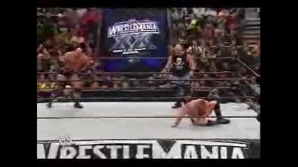 wrestlemania Xx bill goldberg vs brock lesnar part 2