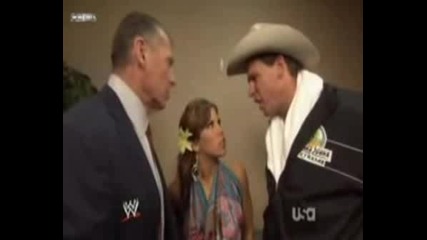 Mickie James & Vince Mcmahon & Jbl Talk Backstage (05.26.08)