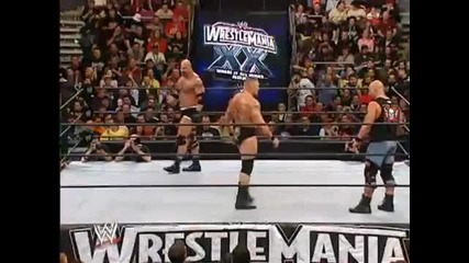 2004 Wrestlemania Xx Goldberg Vs Brock Lesnar (full Match)